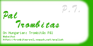 pal trombitas business card